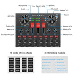 PULUZ Live Broadcast Soundkarte Bluetooth Karaoke Gesangsaufnahme Soundmixer für Mobiltelefon / Computer / Laptop / Tablet PC, chinesische Version, chinesische Version