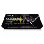 PULUZ Studio Broadcast Professional Singing Microphone Kits with Suspension Scissor Arm & Metal Shock Mount & USB Sound Card, Microphone Kits (Black), Microphone Kits (Silver)
