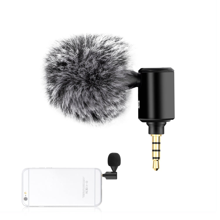 PULUZ 3,5-mm-Klinken-Mobiltelefon Einweg-Richtmikrofon, 3,5-mm-Telefonmikrofon