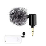 PULUZ 3,5-mm-Klinken-Mobiltelefon Einweg-Richtmikrofon, 3,5-mm-Telefonmikrofon