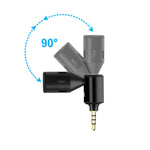 PULUZ 3,5-mm-Klinken-Mobiltelefon Einweg-Richtmikrofon, 3,5-mm-Telefonmikrofon