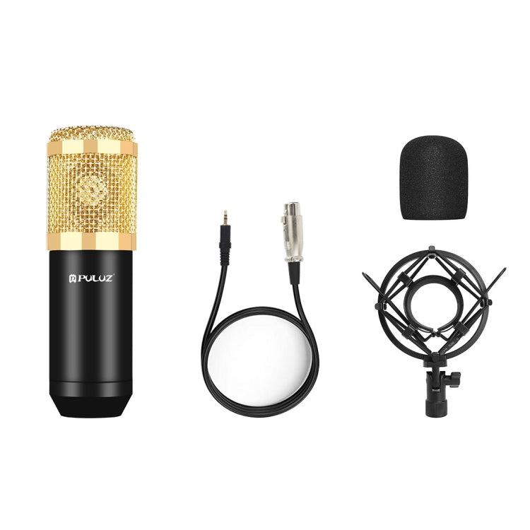 PULUZ Kondensatormikrofon Studio Broadcast Professionelles Gesangsmikrofon