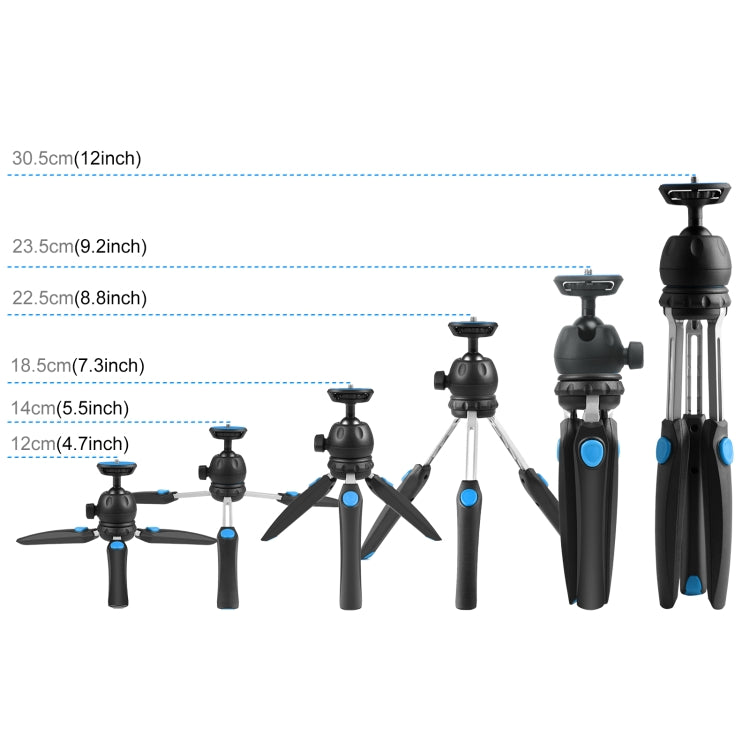 PULUZ Mini VLOG Live Stabilisator Stativ mit Telefonhalterung für Smartphones, Mini VLOG Live Stabilisator (Schwarz), Mini VLOG Live Stabilisator (Blau), Mini VLOG Live Stabilisator (Rot)
