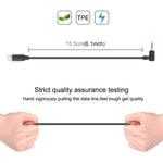 PULUZ 3,5 mm TRS Männlich zu 8-polig Männlich Live Mikrofon Audio Adapterkabel für PU3153 / PU3154, 3,5 mm zu 8-polig