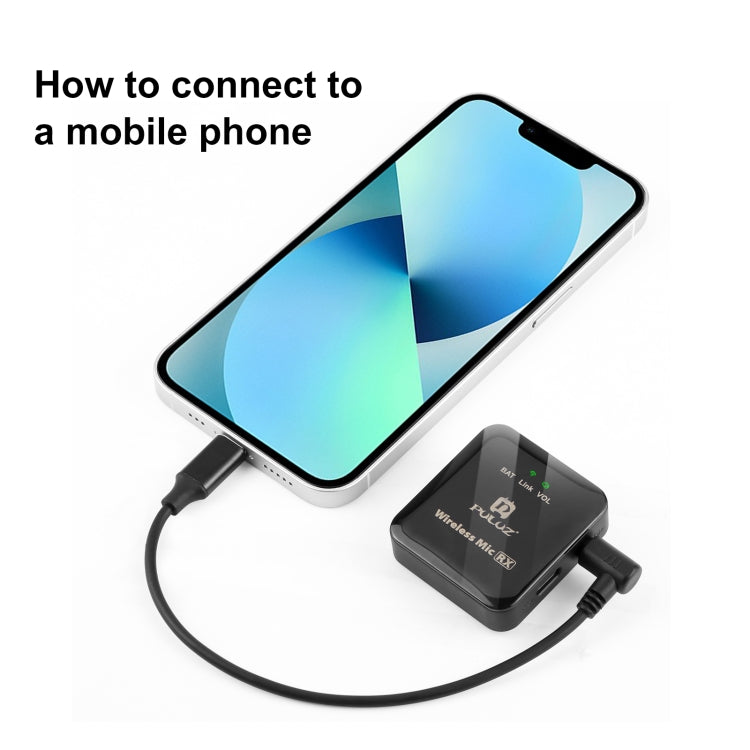 PULUZ 3,5 mm TRS Männlich zu 8-polig Männlich Live Mikrofon Audio Adapterkabel für PU3153 / PU3154, 3,5 mm zu 8-polig