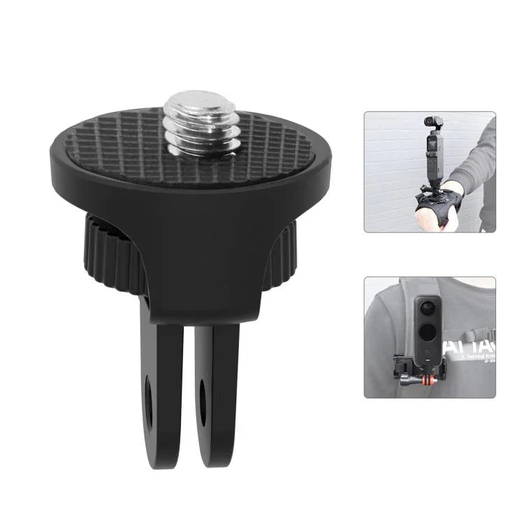 PULUZ 1/4-Zoll-Schraubadapter, verstellbar, aus ABS für Action-Kameras, ABS-Kameraadapter