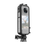 Schutzrahmen aus PC-Kunststoff für Insta360 X3 PULUZ Cold Shoe mit Adapterhalterung und Schraube, PC-Rahmen