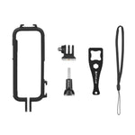 Schutzrahmen aus PC-Kunststoff für Insta360 X3 PULUZ Cold Shoe mit Adapterhalterung und Schraube, PC-Rahmen