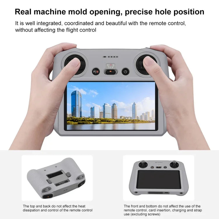 PULUZ Silikon-Schutzhülle für DJI Mini 3 Pro / DJI RC mit Bildschirm