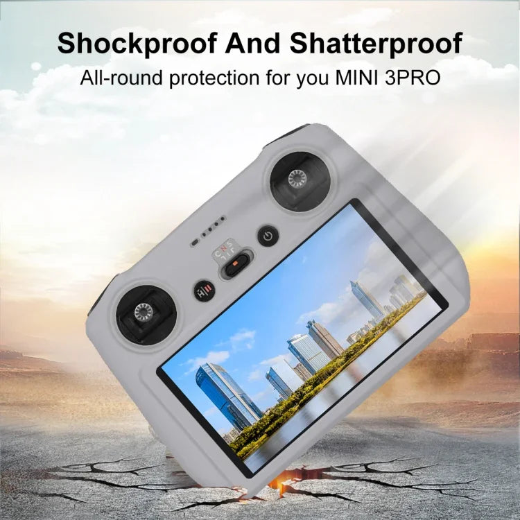 PULUZ Silikon-Schutzhülle für DJI Mini 3 Pro / DJI RC mit Bildschirm