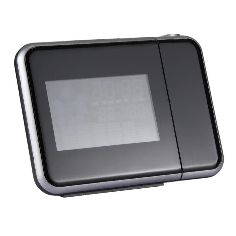Multifunctional Digital Color LCD Display LED Projection Alarm Clock with Weather Station / Temperature / Humidity / Calendar, LED Projection Alarm Clock