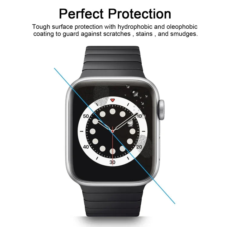 Für Apple Watch Edition 38 mm, 38 mm Zifferblattdurchmesser, Oberflächenhärte 9H+, 2,5D-bruchsicheres gehärtetes Glas, für Series 3, 2 und 1 (38 mm)