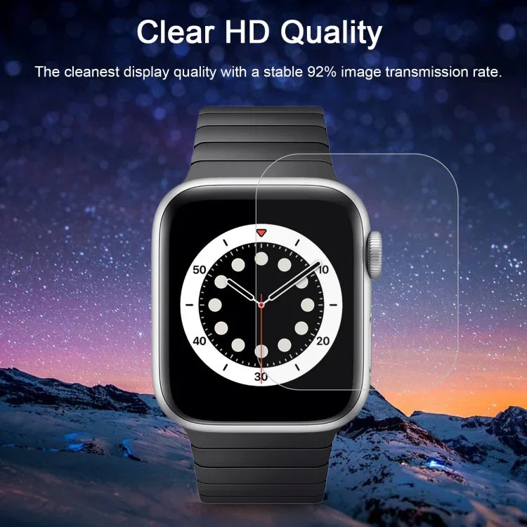 Für Apple Watch Edition 38 mm, 38 mm Zifferblattdurchmesser, Oberflächenhärte 9H+, 2,5D-bruchsicheres gehärtetes Glas, für Series 3, 2 und 1 (38 mm)