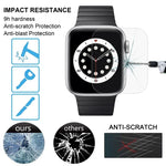 For Apple Watch Edition 42mm 42mm Dial Diameter 9H+ Surface Hardness 2.5D Explosion-proof Tempered Glass Film, For Series 3&2&1 42mm