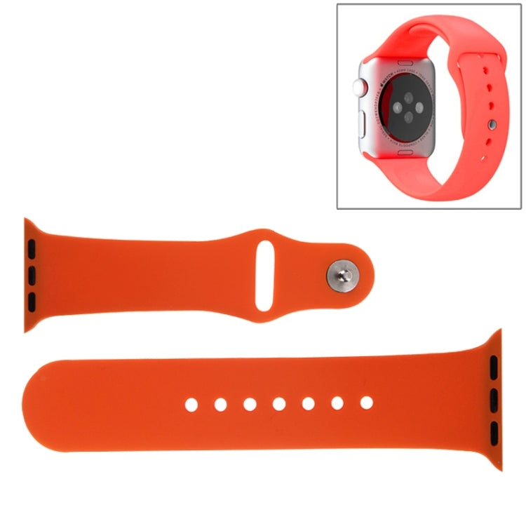 Hochleistungsfähiges Sportarmband aus Kautschuk mit Steckverschluss für Apple Watch Sport 38 mm