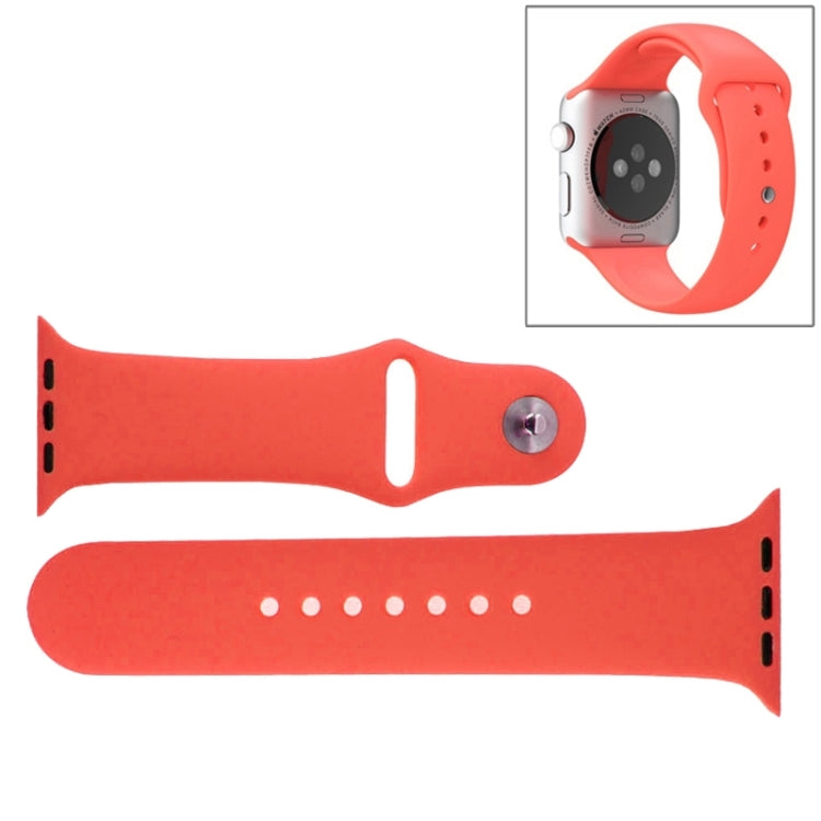 Hochleistungsfähiges Sportarmband aus Kautschuk mit Steckverschluss für Apple Watch Sport 38 mm
