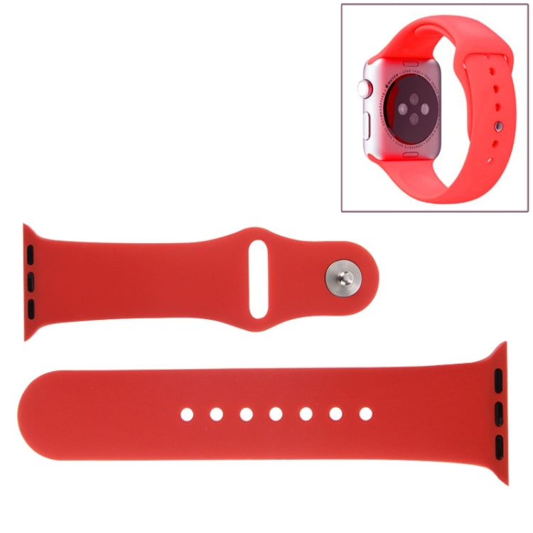 Hochleistungsfähiges Sportarmband aus Kautschuk mit Steckverschluss für Apple Watch Sport 38 mm