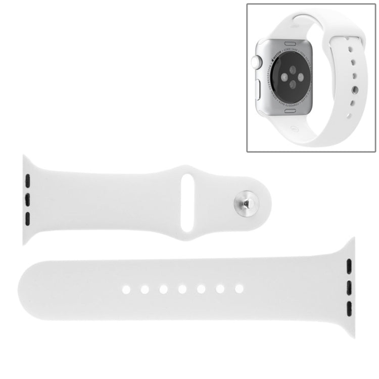 Hochleistungsfähiges Sportarmband aus Kautschuk mit Stiftverschluss für Apple Watch Sport 42 mm