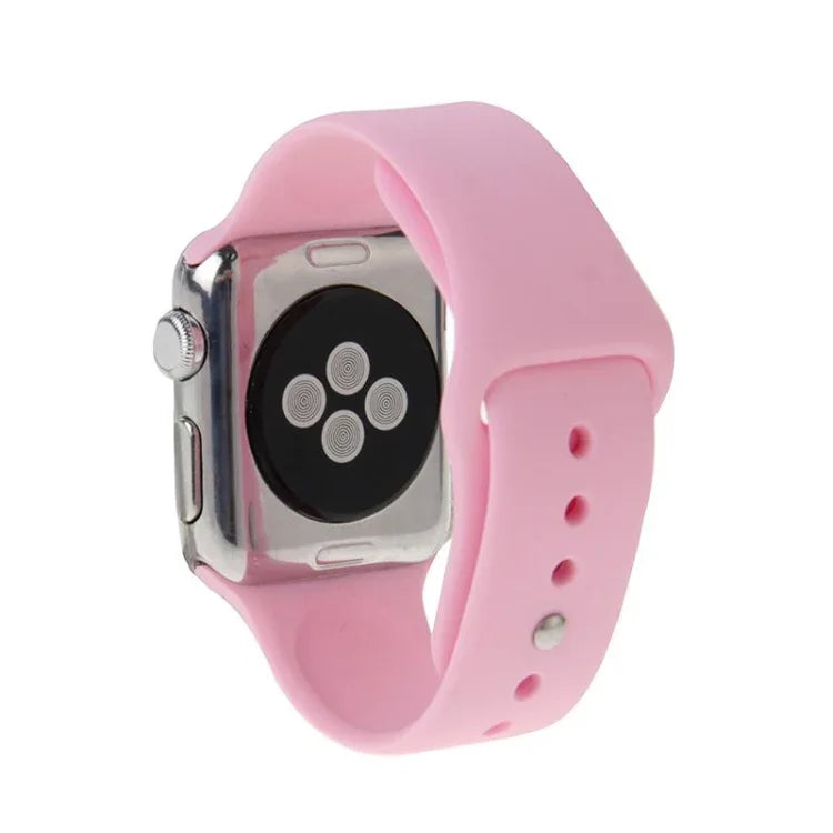Hochleistungsfähiges, längeres Sportarmband aus Gummi mit Steckverschluss für Apple Watch Sport 42 mm