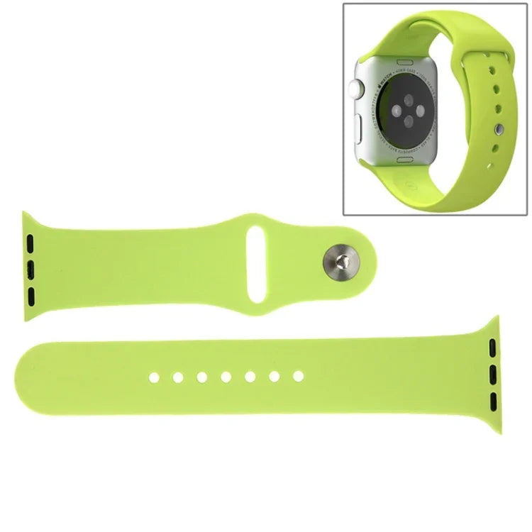 Hochleistungsfähiges, längeres Sportarmband aus Gummi mit Steckverschluss für Apple Watch Sport 42 mm