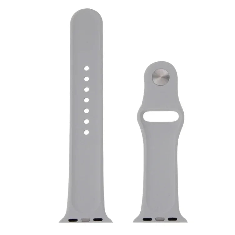 Hochleistungsfähiges, längeres Sportarmband aus Gummi mit Steckverschluss für Apple Watch Sport 42 mm