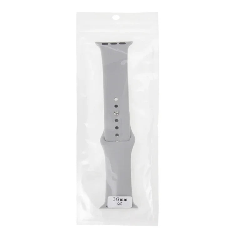 Hochleistungsfähiges, längeres Sportarmband aus Gummi mit Steckverschluss für Apple Watch Sport 42 mm