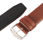 Kakapi Armband aus echtem Leder mit dezenter Textur und gebürsteter Oberfläche für Apple Watch 42 mm, inklusive Verbindungsstück