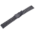 Schwarzes Edelstahlarmband für Apple Watch 42 mm, nur in Verbindung mit den Verbindungsstücken (S-AW-0062) verwendbar
