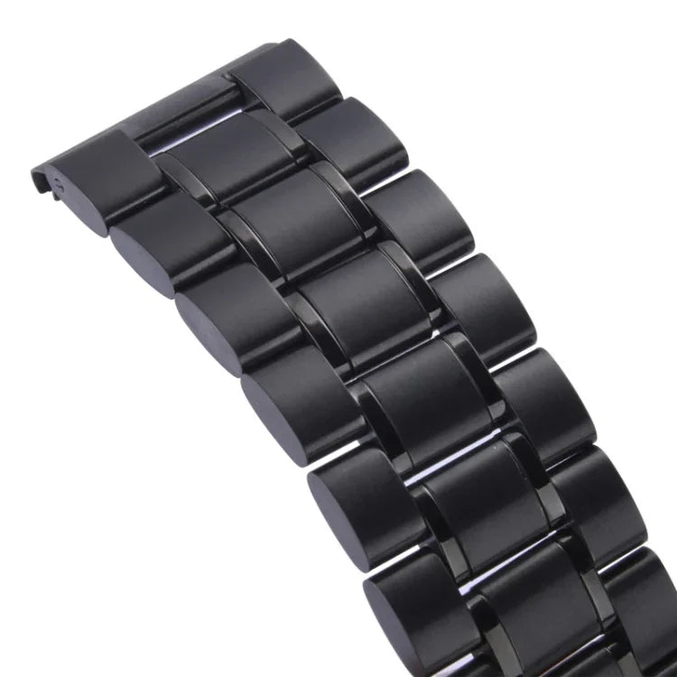 Schwarzes Edelstahlarmband für Apple Watch 42 mm, nur in Verbindung mit den Verbindungsstücken (S-AW-0062) verwendbar