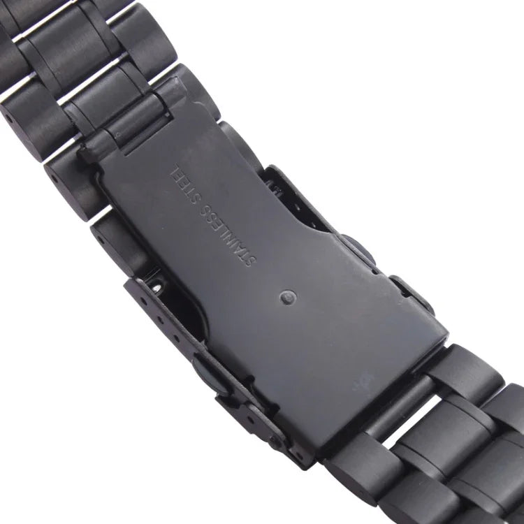 Schwarzes Edelstahlarmband für Apple Watch 42 mm, nur in Verbindung mit den Verbindungsstücken (S-AW-0062) verwendbar