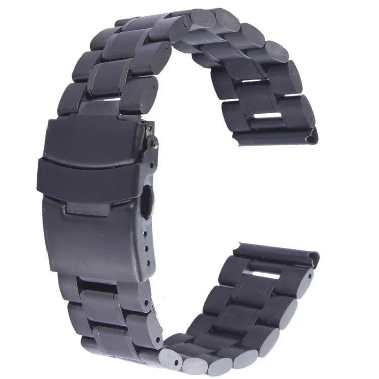 Schwarzes Edelstahlarmband für Apple Watch 38 mm, nur in Verbindung mit den Verbindungsstücken (S-AW-3291) verwendbar
