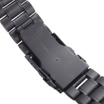 Schwarzes Edelstahlarmband für Apple Watch 38 mm, nur in Verbindung mit den Verbindungsstücken (S-AW-3291) verwendbar