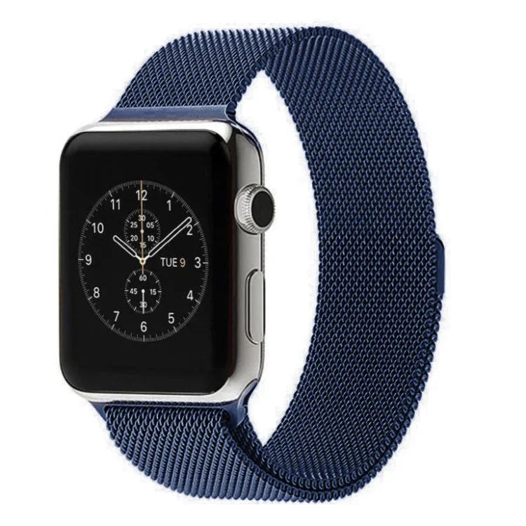 Für Apple Watch 42mm Milanese Loop Magnetisches Edelstahl-Uhrenarmband, Für Apple Watch 46mm / 49mm / 45mm / 44mm