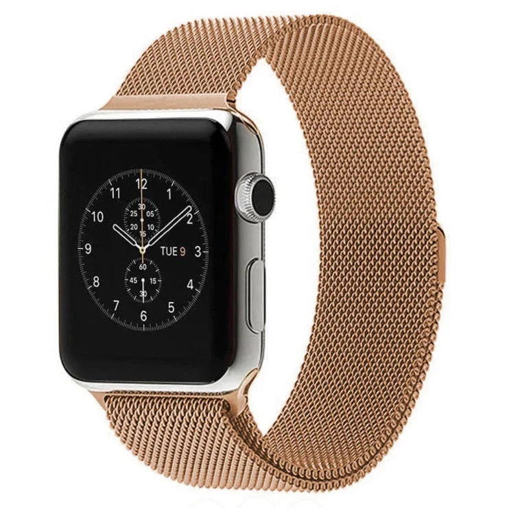 Für Apple Watch 42mm Milanese Loop Magnetisches Edelstahl-Uhrenarmband, Für Apple Watch 46mm / 49mm / 45mm / 44mm