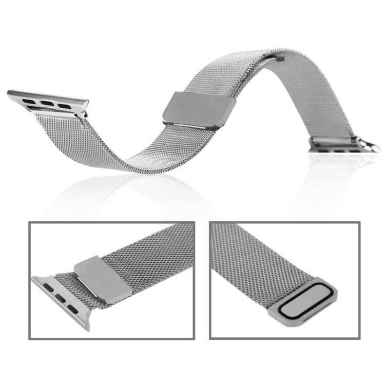 Für Apple Watch 42mm Milanese Loop Magnetisches Edelstahl-Uhrenarmband, Für Apple Watch 46mm / 49mm / 45mm / 44mm