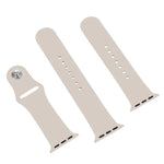 Für Apple Watch Ultra 49 mm &amp; Watch Ultra 2 49 mm / Series 9 &amp; 8 &amp; 7 45 mm / SE 3 &amp; SE 2 &amp; 6 &amp; SE &amp; 5 &amp; 4 44 mm / 3 &amp; 2 &amp; 1 42 mm: 3-in-1-Kautschukarmband mit Dornschließe
