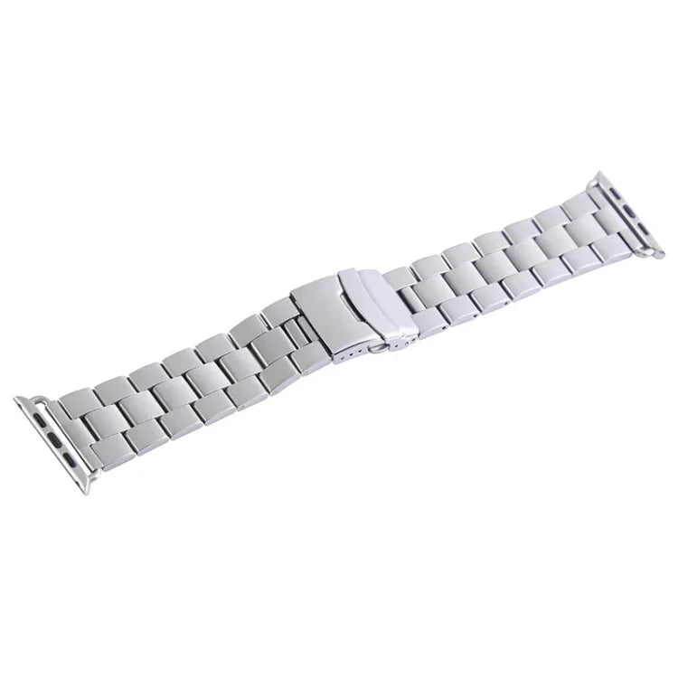 Klassisches Edelstahl-Armband mit Dornschließe für Apple Watch 38 mm