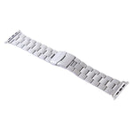 Klassisches Edelstahl-Armband mit Dornschließe für Apple Watch 38 mm