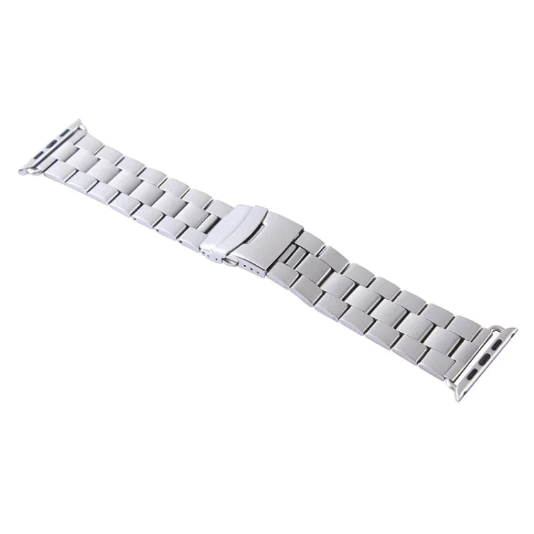 Klassisches Edelstahl-Armband mit Dornschließe für Apple Watch 38 mm