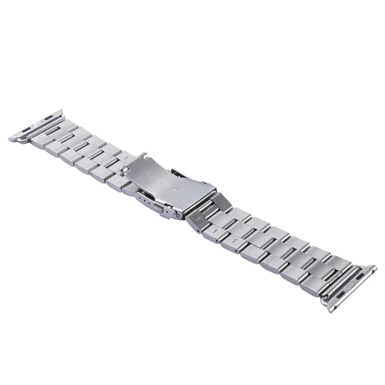 Klassisches Edelstahl-Armband mit Dornschließe für Apple Watch 38 mm