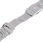 Klassisches Edelstahl-Armband mit Dornschließe für Apple Watch 38 mm