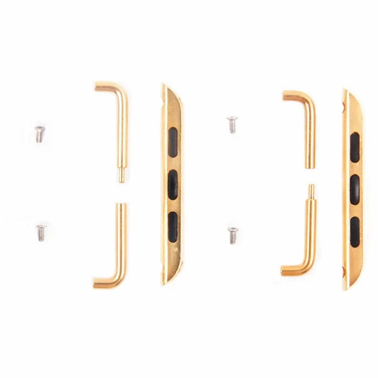 Metallarmbandverbinder mit Metallschließe für Apple Watch 42 / 44 / 45 mm, Paar