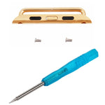 Metallarmbandverbinder mit Metallschließe für Apple Watch 42 / 44 / 45 mm, Paar