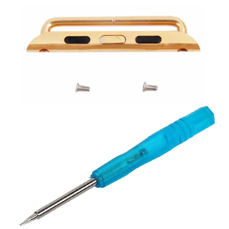 Metallarmbandverbinder mit Metallschließe für Apple Watch 42 / 44 / 45 mm, Paar