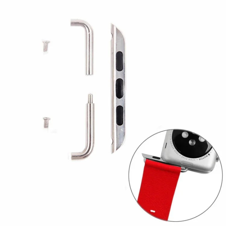 Metallarmbandverbinder mit Metallschließe für Apple Watch 42 / 44 / 45 mm, Paar