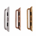 Metallarmbandverbinder mit Metallschließe für Apple Watch 42 / 44 / 45 mm, Paar