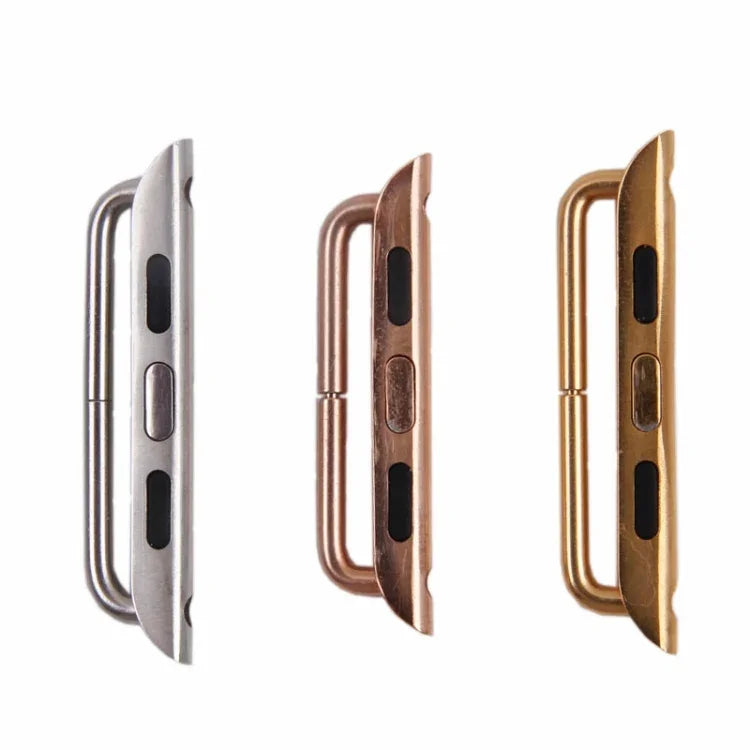 Metallarmbandverbinder mit Metallschließe für Apple Watch 42 / 44 / 45 mm, Paar
