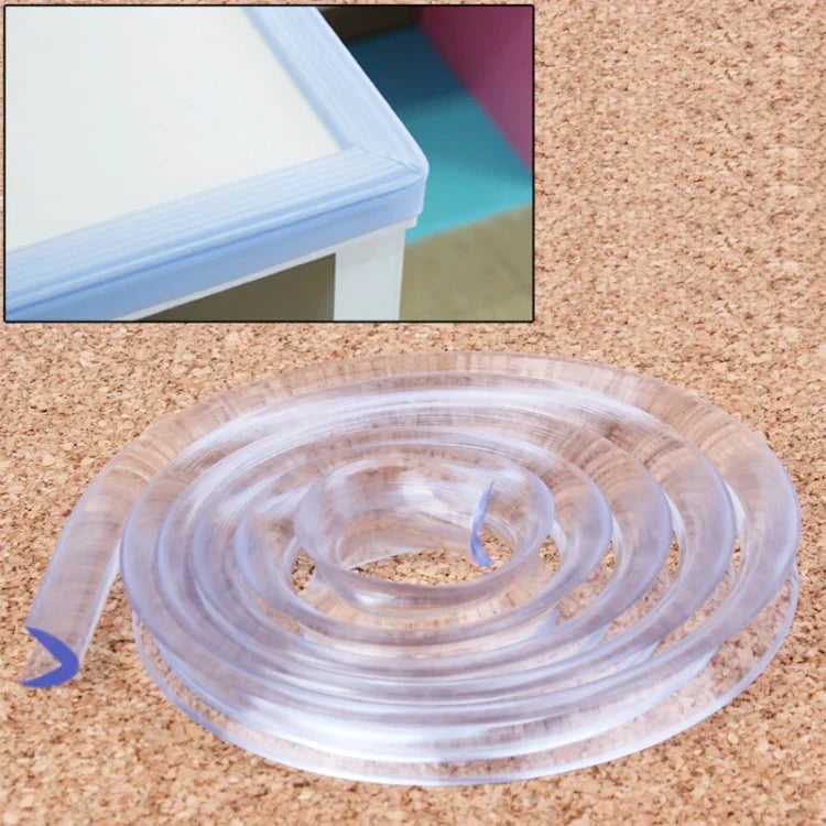 Baby Sicherheit Schreibtisch Tisch Kantenschutz Weiche Kantenpolsterung, Länge: 1m, 100cm (Transparent)