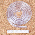 Baby Sicherheit Schreibtisch Tisch Kantenschutz Weiche Kantenpolsterung, Länge: 1m, 100cm (Transparent)