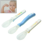 Schöner Silikongel-Löffel für Babys (zufällige Lieferung), 3703